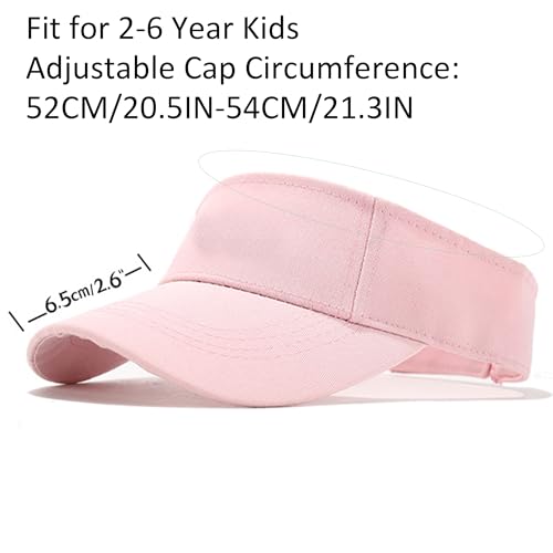 Infant Toddler Sun Visors Cap Beach Dinosaur Hats Adjustable Cotton UV Protection Sun Hat for 2-6 Years3