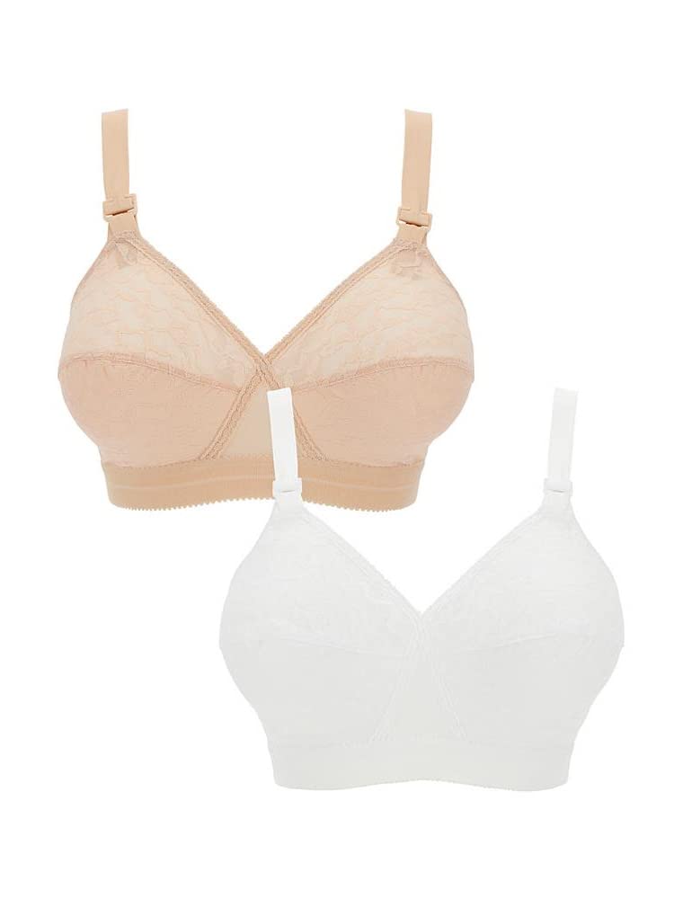 Playtex Women's Cross Your Heart Lace Twinpack Bra (Pack of 2)