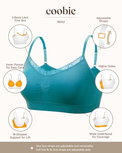 Image of Coobie Lace V-Neck Bra for Women