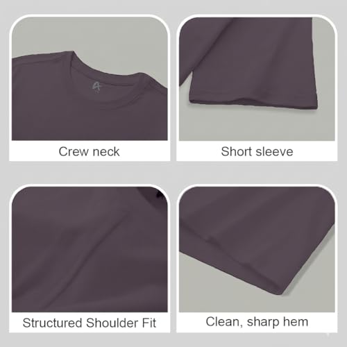 Image of Men's 100% Cotton Crew Neck T-Shirt | Regular Fit | Soft & Breathable | Casual Everyday Wear
