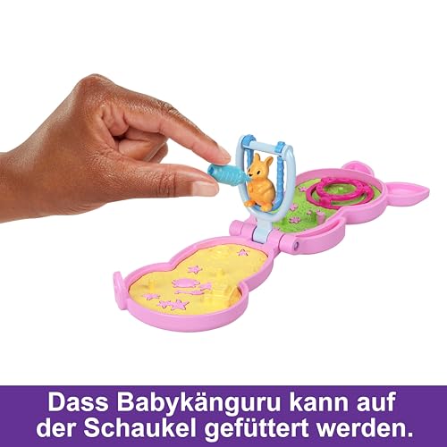 Polly Pocket 2-in-1 Mama & Joey Känguru Tragbarer Schatulle – Ansicht 5