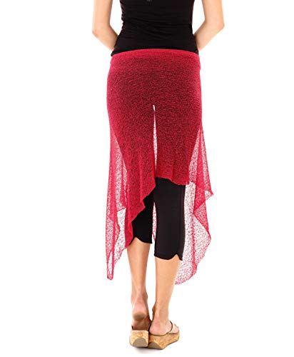 Image of SHU-SHI Womens Sheer Knit Poncho Shrug Lightweight Cover Up One Size Fits Most