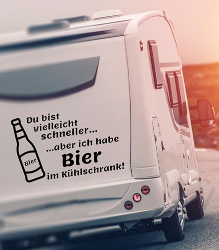 Generisch Aufkleber Du bist vielleicht schneller... aber ich habe...