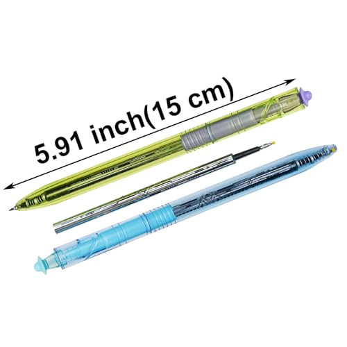 Maydahui 8 Pcs Bolígrafos Gel Negro Nave Espacial miniatura 2