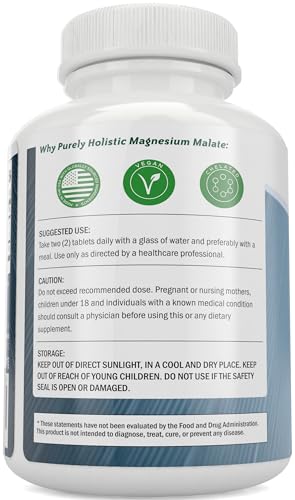 Purely Holistic Magnesium Malate Tablets