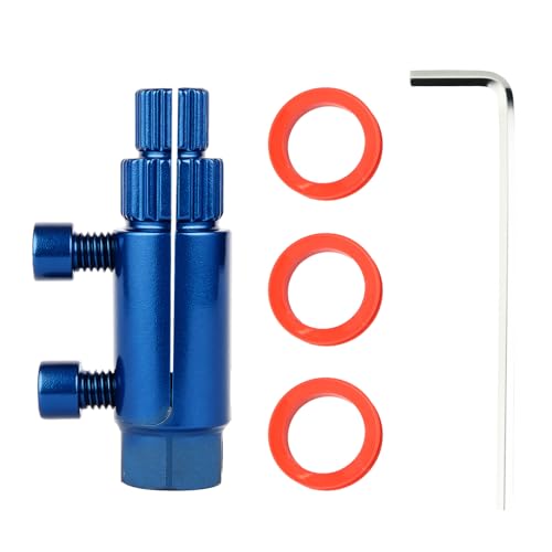 lasuroa Extractor de Tuberías Rotas, Herramienta Extraer Roscas Válvulas Grifo Rotas Kit Herramienta para Extraer Roscas con Llave y 3 Rollos Cinta Adhesiva para Tuberías de 1/2' y 3/4'