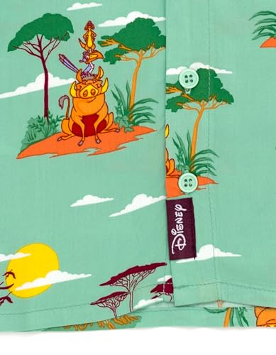Image of Disney Lion King Girls Matching Family Hawaiian Button Down Shirt Toddler to Adult Sizes (2T - 2XL)