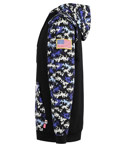 VATRENUS FR Hoodies for Men 7.5oz Cotton Camo Two-Tone Flame Resistant Pre-Washed Fire Retardant Welding Sweatshirt2