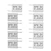 JAGTRADE Resistance 10 Pcs 0.22R 5 for W 5% Cement Resistor 0.22Ohm Non-Inductive Resistor BPR56