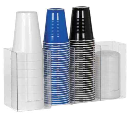 Dispense-Rite CTHL-2 Countertop Cup and Lid Organizer
