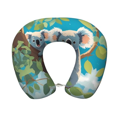 Almohada de viaje espuma viscoelástica cervical U miniatura 1