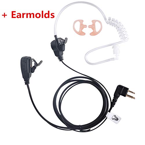 AIRSN FBI Earpiece for Motorola Radio CLS1110 1410 RDU4100 BPR40 Walkie Talkie