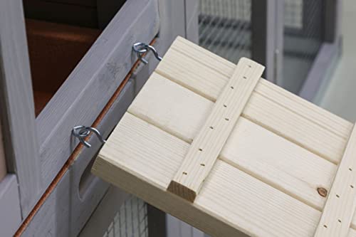 Hühnerleiter aus Holz 115 x 18 x 3 cm