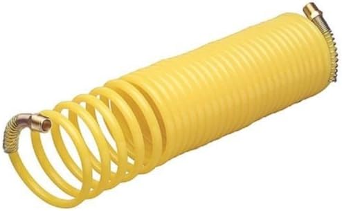 25ft 1/4" Recoil Air Hose Re Coil Spring Ends Pneumatic Compressor by Freizen