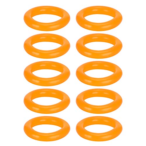 10 Piezas de Repuesto de Rueda de fricción con Anillo de Goma para devanador de Bobina de máquina de Coser (Diámetro Exterior 3,7 cm)
