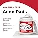 Stridex Medicated Acne Pads, Maximum, 90 Count, Pack of 3 – Facial Cleansing Wipes, Alcohol-Free Face Pads, Acne Treatment for Face, For Moderate Acne, Smooth Application