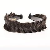 vowyore Wide Fishtail Braid Headband With Teeth Braided Headband Wide Plaited Braids Accessories Cla
