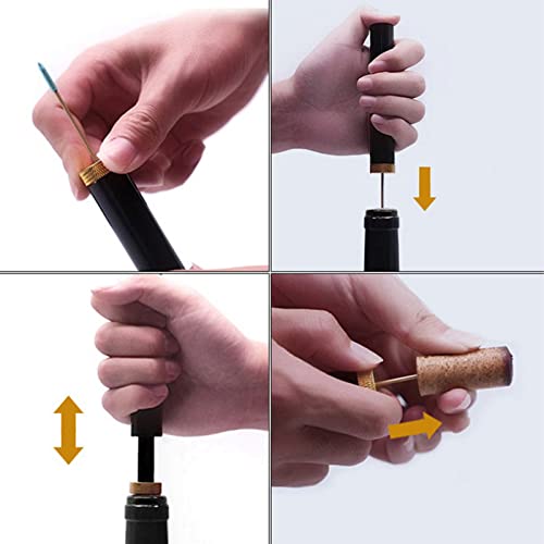 Sacacorchos portátil para botellas de vino tradicionales Elprico Aeropop 3
