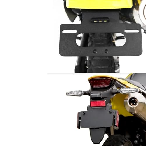 Kit arrière Suzuki DR650 support plaque immatriculation robuste