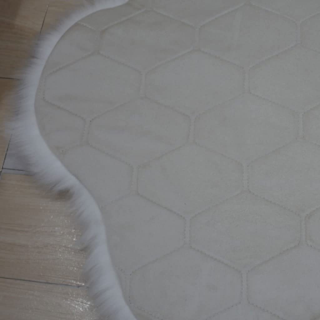 Nowoczesny Dywan Miękkie okrągłe dywaniki Puszysty kudłaty dywanik na dywan na podłogę w salonie Dywan do Salonu (Material : D, Size : 80cm)