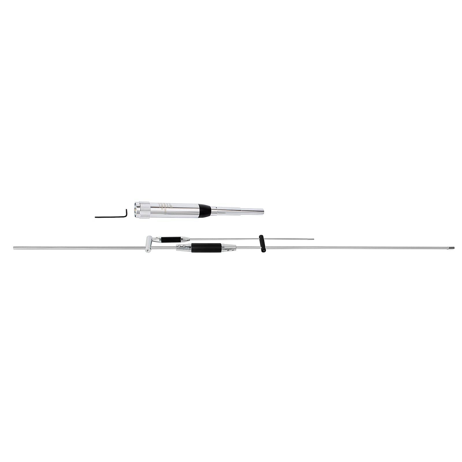 HYS Radio móvil VHF UHF de 6.6 ft y antena de 27.6 in de 37.9 pulgad