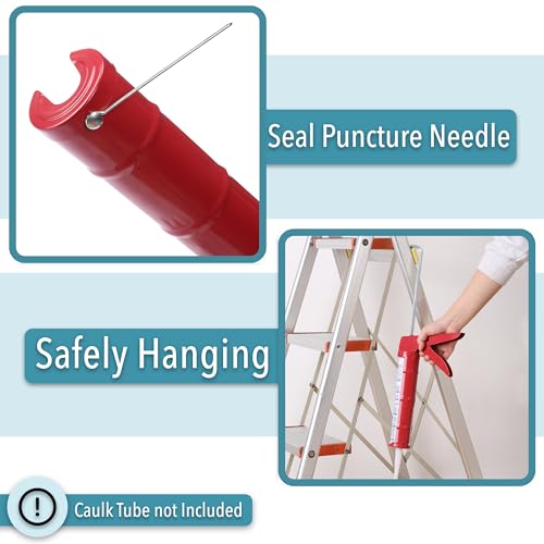 Image of Bates- Caulking Silicone Gun, 10:1 Thrust Ratio, Hand Caulking Guns, No Drip