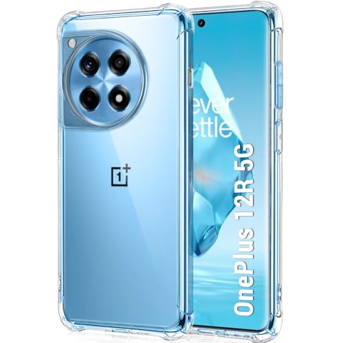 Image of TheGiftKart Crystal Clear Back Cover Case for OnePlus 12R 5G | Raised Bumps for Camera & Screen Protection | Ultra Clear Soft Silicone Back Cover Case for OnePlus 12R 5G (TPU, Transparent)