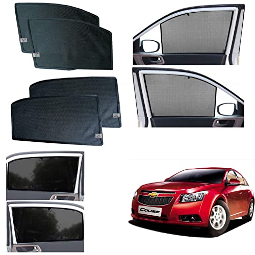 Image of WolkomHome car Fix Curtain Window Shades Half Curtains Sunshade for Cruze