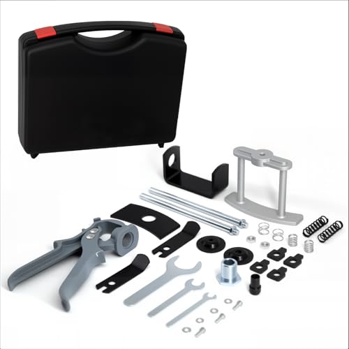 Foyezod Brake Caliper Compression Tool, Brake Pad Spreader 24300 with 25750, Converts Between Single and Dual Caliper Piston Compression Tools, Fits Most Vehicles and Includes Toolbox 24300 and 25750