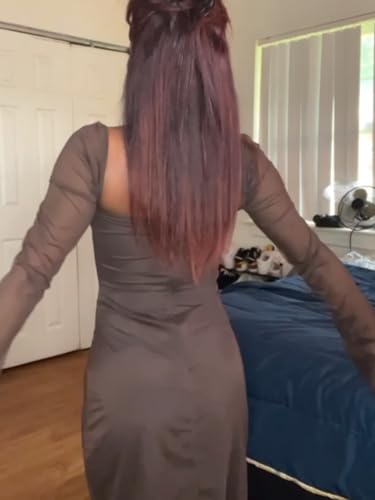 Image of hibshaby Women Sexy Bodycon Dress Puff Sleeve Cocktail Evening Party Elegant Mini Dresses