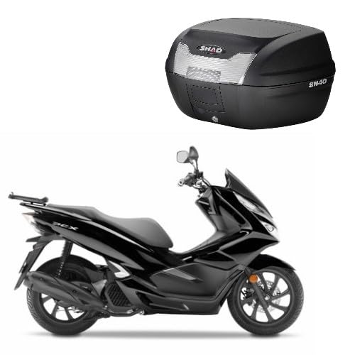 SHAD [セット] バイク トップケース リアボックス SH40 SHAD SH40 リアボックス トップケース 40L シャッド バイク用 バッグ