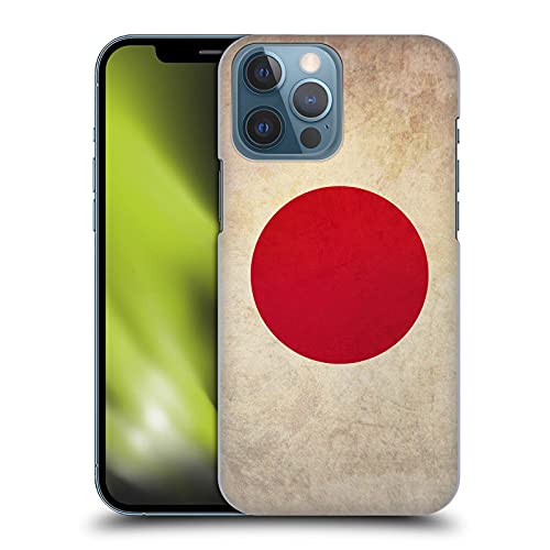 Head Case Designs Japan Japanese Nippon Nisshoki Football Vintage Flags Hard Back Case Compatible with Apple iPhone 13 Pro Max