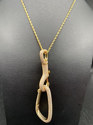 Amazon.co.jp: お洒落アイテム！ ゴールド ブリンブリン カラビナ  