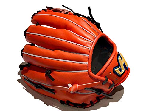 ハタケヤマ 軟式グローブ オレンジ ハタケヤマ 軟式グローブ（色：オレンジ系）｜グローブ｜野球