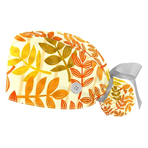 Casquettes de travail JDEZ avec feuilles d'oranger pour rester au frais en cuisine et laboratoire
