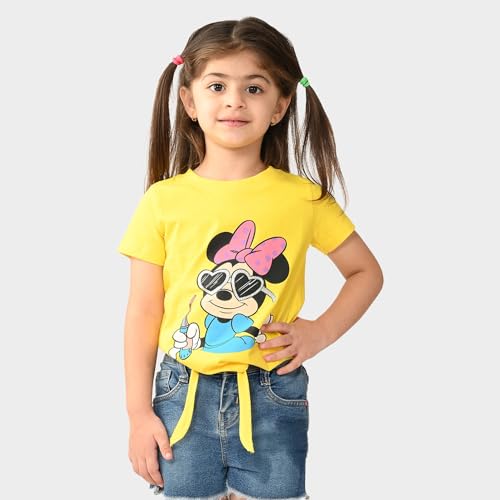 Image of BONKIDS Girls Tshirt (BON9478 4-5Y) Yellow