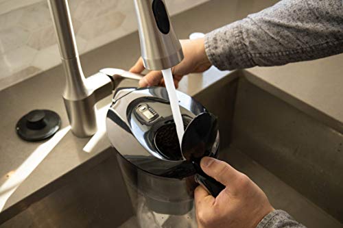 Epic Nano | Water Filter Pitchers For Drinking Water | 10 Cup | 150 Gallon Filter | Gravity Water Filter | Removes Virus, Bacteria, Chlorine | Water Purifier (Black) #TOP7