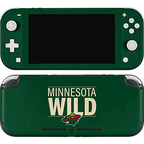 Skinit Decal Gaming Skin Compatible with Nintendo Switch Lite - Officially Licensed NHL Minnesota Wild Lineup Design