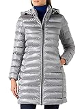 Traspirante Geox W Zosma Giacca, Grigio, 50 IT