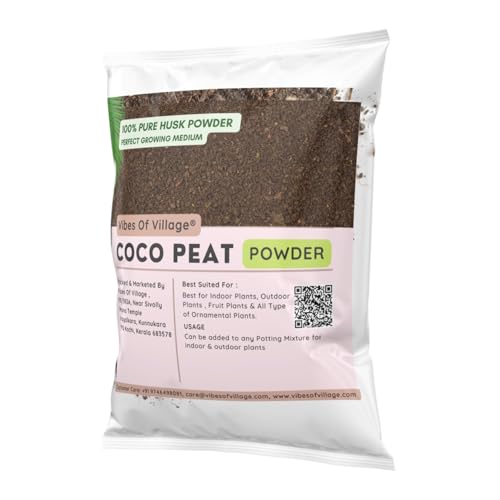 Image of 1 Kg Coco Peat Powder for Plants | Natural Coconut Coir Pith | Improves Soil Aeration & Moisture Retention