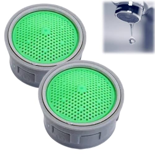 2PCS Water Tap Aerators Faucet Aerator Faucet Filter Tap A/erator 21mm Male Water F/aucet Accessory W/ater Saving Replacement Part W/ater-Saving Anti-Splash F/aucet Filter Kitchen Bath T/ap A/erator