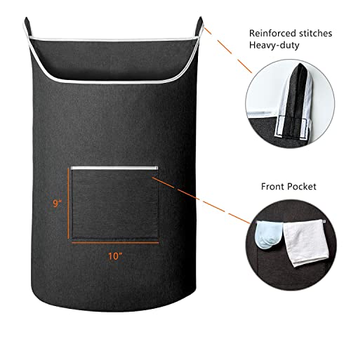 XL-Hanging-Laundry-Hamper-Bag-Black-Door-Hanging-Hamper-with-Large-Openging-Hanging-Laundry-Hamper-Storage-Bag-Large-Size-36X22-Inch-Black