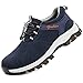 CHNHIRA Arbeitsschuhe Unisex Stahlkappe Sicherheitsschuhe Leicht Atmungsaktiv Schutzschuhe Turnschuhe(EU 37, BlauA)