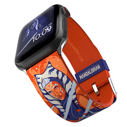 Star Wars: The Mandalorian – Ahsoka Tano Smartwatch Strap – Officially Licensed, Compatible with Every Size & Series of Apple Watch (watch not included)
