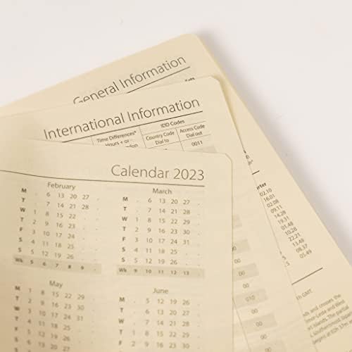 2023 Diary A5 Week to View 100% Fully Recyclable Eco Friendly Monthly Planner Organiser Academic Dairy for Students Teacher Home School (Leaf)