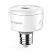 Produktbild Koogeek Smart WiFi Glühbirne Sockel E27, Smart LED-Glühbirne Adapter Wireless Lampenfassung Stecker Kompatibel mit Alexa und Google Home Assistant, Fernbedienung Ihr Beschläge von überall