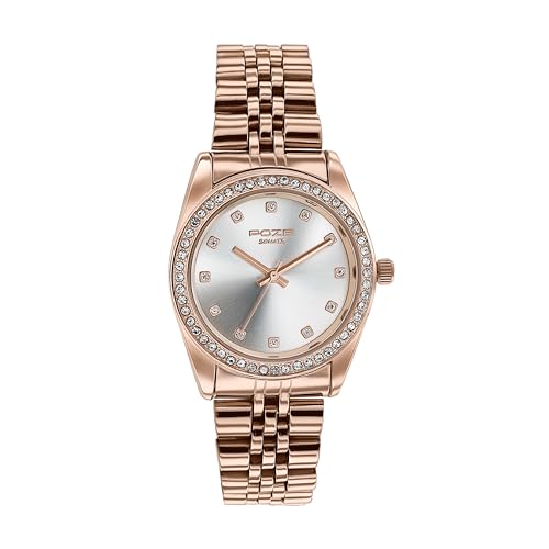 Image of Sonata Golden Hour Quartz Silver Round Dial Women's Stainless Steel Material Watch - SP80118WM01