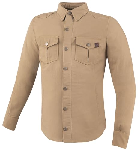 Camisa de moto segura y cómoda que sustituye a las chaquetas pesadas en talla M