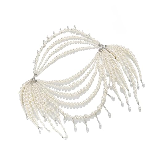 Arnés de accesorios de joyería fina para mujer con perlas