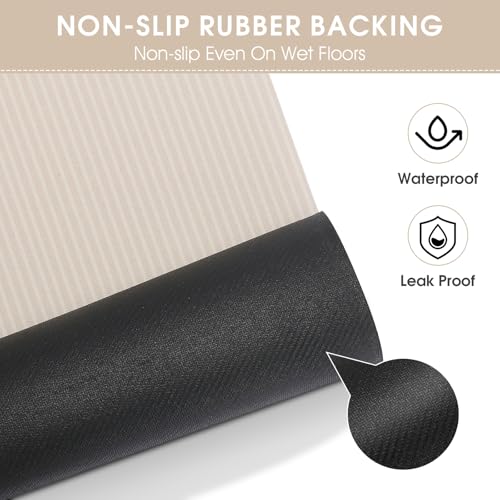 Mwizbyot Bath Mat Bathroom Rugs, Quick Drying Ultra Thin Non Slip Diatomite — view 6